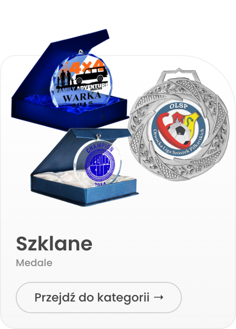 Medale szklane
