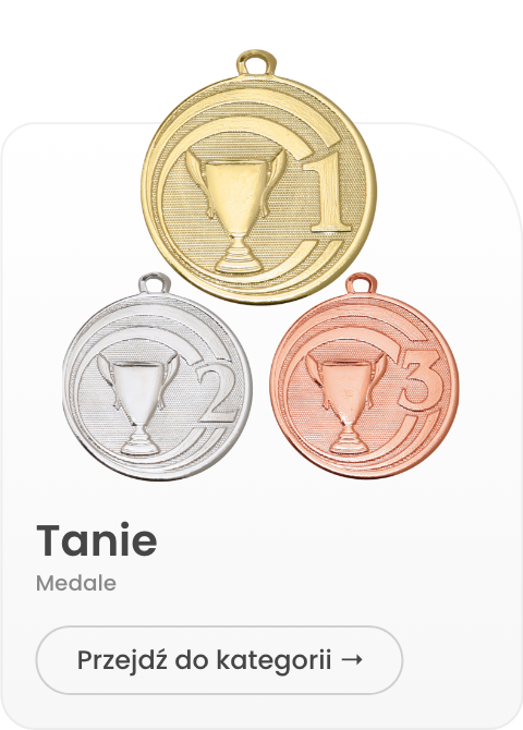Medale tanie